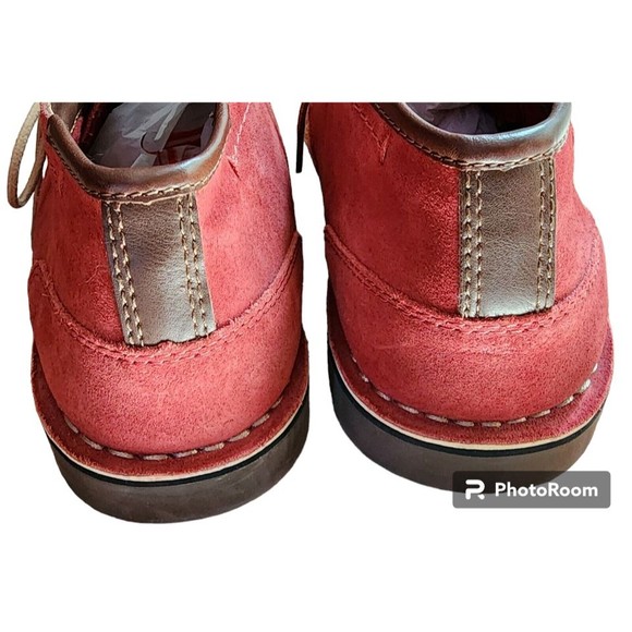 Reaction Kenneth Cole Desert Sun Red Men's Suede Leather New Shoes US Size 10 - Picture 3 of 7